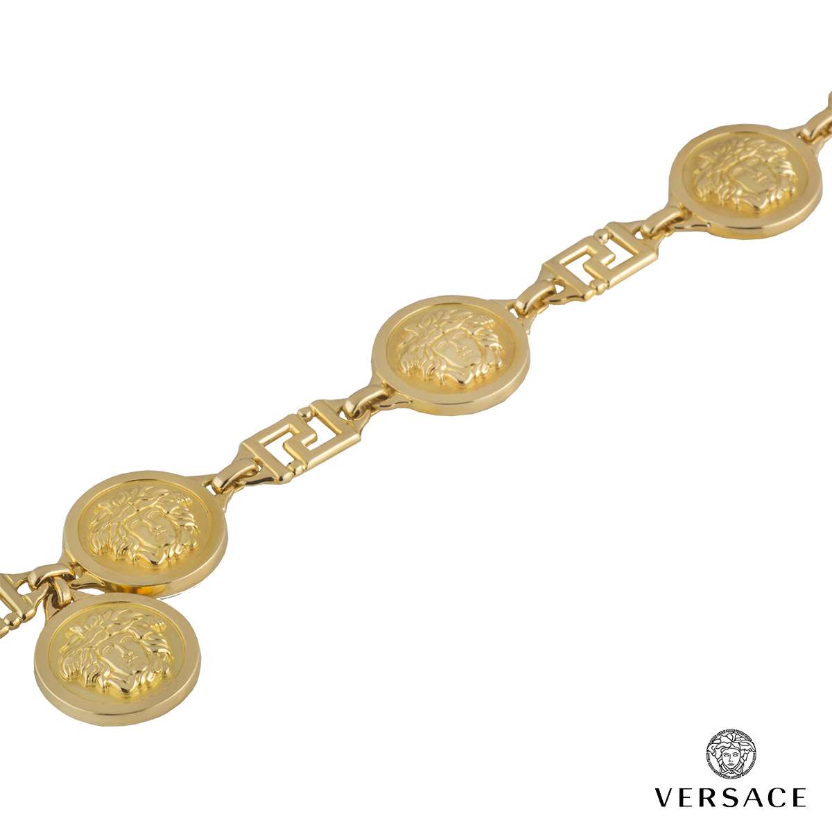 Discover 56+ versace bracelet 18k gold - POPPY